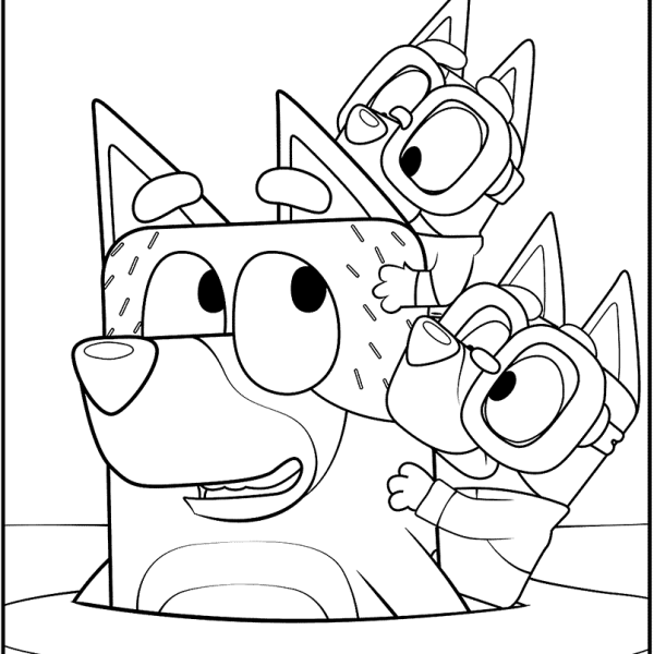 Bluey pass the parcel