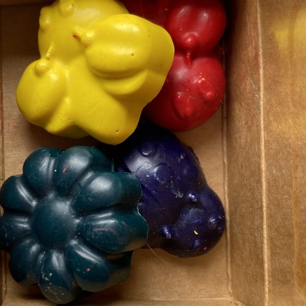 Flowers & Bees crayons