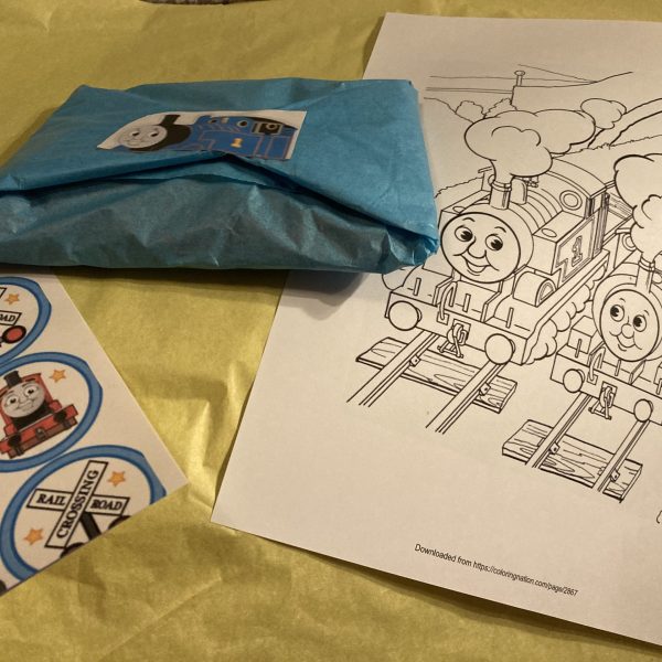 Thomas the Tank Engine pass the parcel