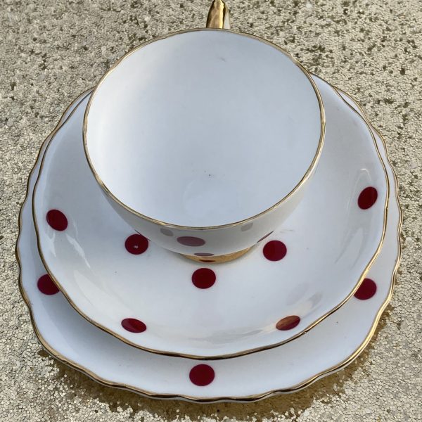 Vintage Trio Set ( Teacup, Saucer & Plate)