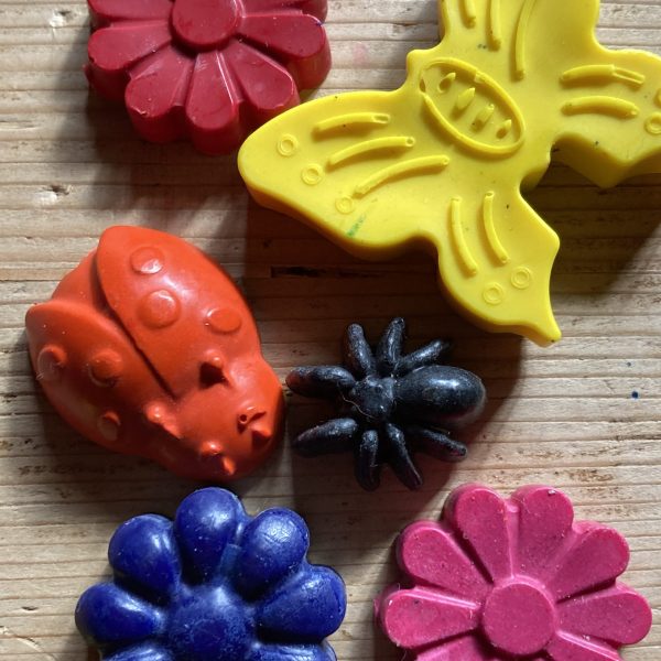 Butterfly, Friends & Flowers Crayons