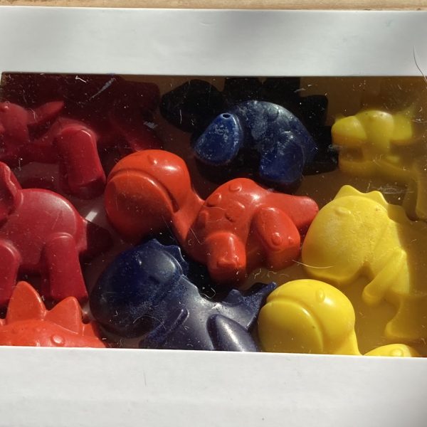 Dinosaur crayons