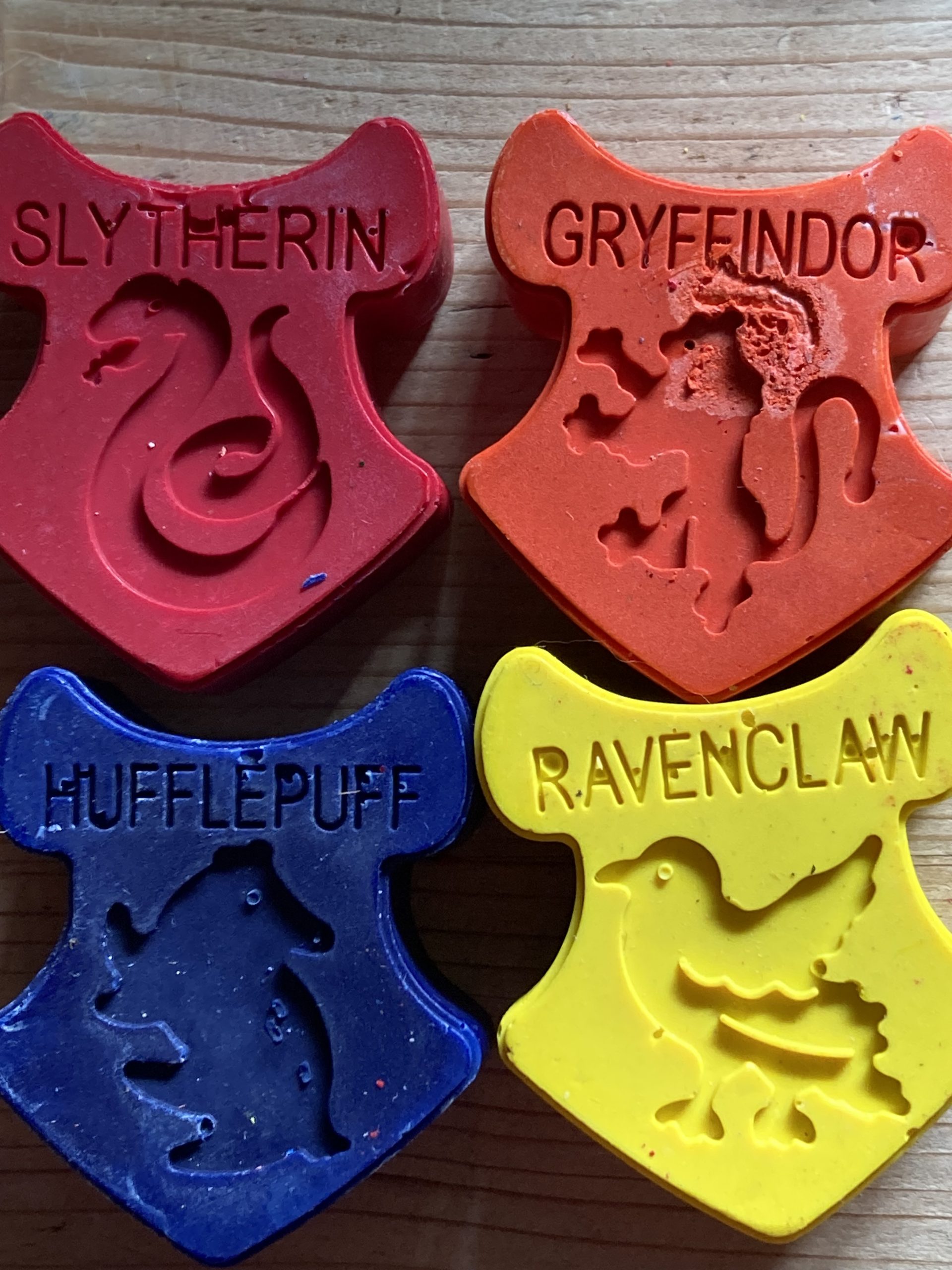 Hogwarts Houses Crayons