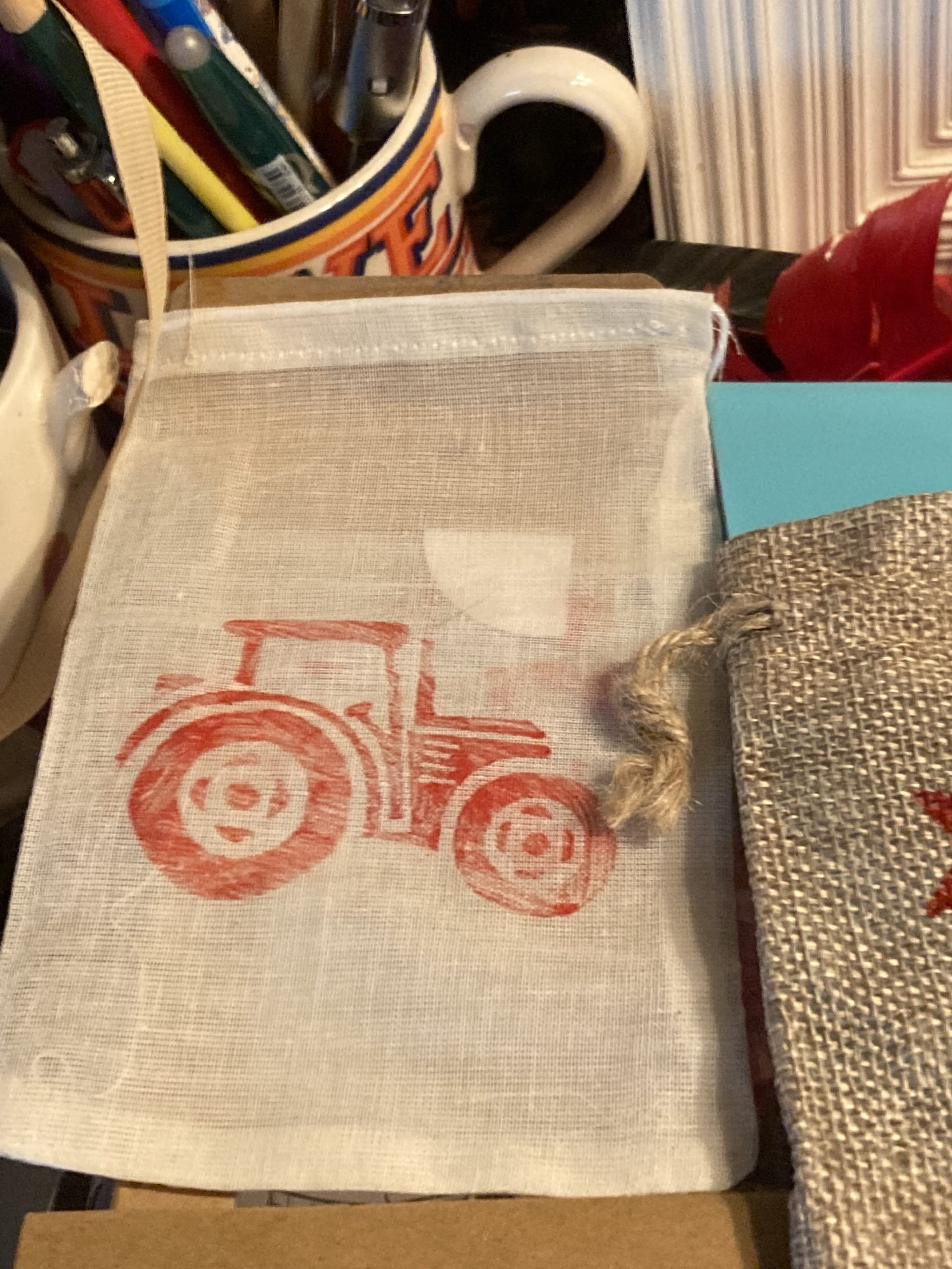 Tractor Keepsake Party Bag